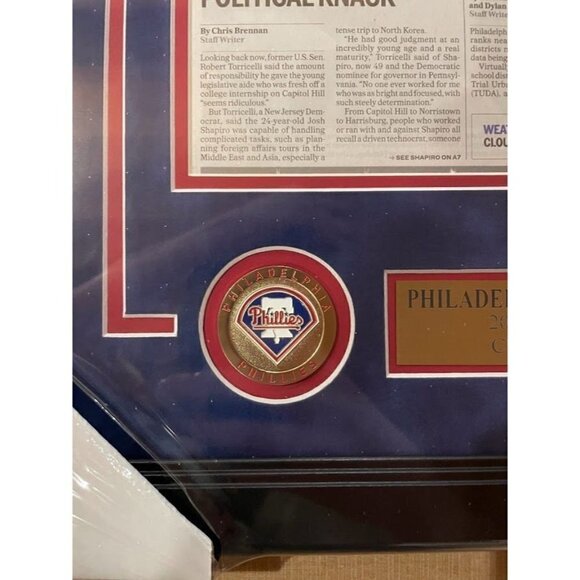 2022 Philadelphia Phillies NLCS Champions framed 11x14 Philadelphia Inquirer - Picture 3 of 4